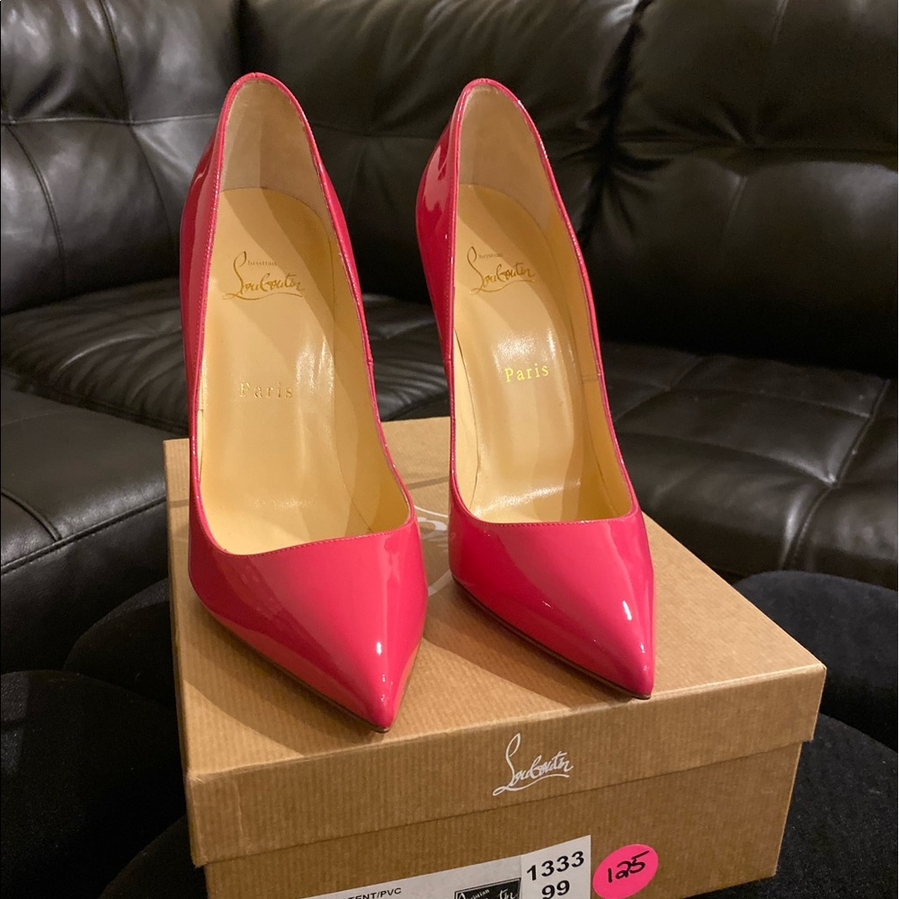 BRAND NEW Christian Louboutin Patent Leather Pumps - Picture 2 of 5